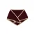 WE Fashion sjaal – donkerrood/beige