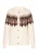 usha Vest Dames Wol Wit Veelkleurig