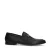 Manfield leren loafers met gesp zwart