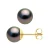 Oorbellen Tahitian Parels Rond 89mm 18K Yellow Gold
