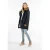 Dreimaster dames winter parka Dames marine wit