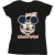Li-cense Disney dames mickey mouse jolly christmas bril katoenen t-shirt