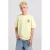 America Today rechtvallend T-shirt met print – geel