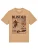 Watapparel Shirt ‘Blinded’  beige / chocoladebruin / mokka / donkeroranje