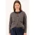 Zusss gebreid vest met print en wol – meerkleurig
