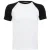 SOLS Heren Funky Contrast T-Shirt met korte mouwen (Wit/zwart)