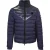 Plein Sport Plain Quilted Navy Blue Jacket
