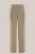 WE Fashion – Dames wide leg pantalon met linnenlook – Regular fit – Greige – Viscose –
