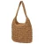 Sarlini raffia schoudertas naturel