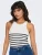 NU 25% KORTING: Only Tanktop ONLKENYA RIB STRIPE TANK TOP CS JRS