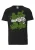 LOGOSHIRT Shirt  groen / zwart / wit