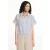 Suncoo blouse met krijtstreep broderie lichtblauw