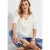 Street One Dames Shirt met V-hals in Wit