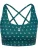 Hummel Sporttop  petrol / wit