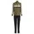 ADIDAS SPORTSWEAR Trainingspak ‘Seasonal Essentials Tiberio’  olijfgroen / zwart / wit