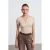 Slim Fit Crop Jersey Blouse
