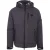 Plein Sport Padded Large Branded Logo Grey Jacket