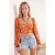 TRENDYOLMİLLA Dames Meerkleurig Bloemen Lang Regular fit Blouses