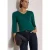 Shirt met 3/4-mouwen en V-hals