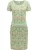 Ragwear Jurk ‘Youmodo’  groen / pastelgroen / pink / wijnrood