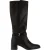 Dune London Dames/Dames Trusti Casual Leren Kniehoge Laarzen (Zwart)