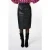 EsQualo Skirt Jogger Long Pu Black