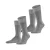 FALKE Happy sokken – set van 2 grijs
