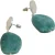 White Stuff Hammered Resin Drop Earring Green Multi
