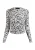 faina Shirt  zwart / wit