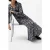 French Connection Jeannie Chiara Drape Midi Dres Utility Bu Multi