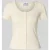 Jake*s Studio Woman slim fit T-shirt met doorlopende knoopsluiting