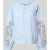 Christian Berg Woman Blouse met ronde hals en motiefstitching