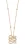 Orphelia Dames 925 Sterling Zilveren Ketting met Hanger – Roze ZH-7123/RG