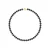 Rank ketting PRINCESS zoetwaterparels Round 6-7 mm Sluiting Black Luxury Yellow Gold