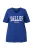 Ulla Popken Shirt  donkerblauw / wit
