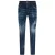 Dsquared2 Skater Jeans Destroyed Reinforced Patch Blauwe Jeans