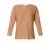 Yest Curve gebreide trui camel met lurex