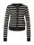 VERO MODA Gebreid vest ‘VMSABA’  zwart / wolwit