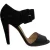 Christian Louboutin Trezotro Buckle-Strap Sandalen in Zwart Suède