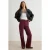 TRENDYOLMİLLA Dames Bordeaux Effen Wijde pijp Hoge taille Jeans
