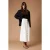 TRENDYOLMİLLA Dames Ecru Effen Maxi Kokerrok- rok Kokerrok- rok Rokken