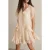 Reiss Short Ruffle Flippy Dress Pale Pink