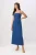 TRENDYOLMİLLA Dames Blauw Effen Maxi Mouwloos Skater Jurken