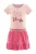 happy girls Jurk  goud / pink / rosa / wit
