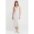 Gestreepte Midi Bodycon Jurk Met Knopen