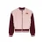 NONO sweatvest – lichtroze/donkerrood