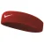 Nike Swoosh Hoofdband (Rood/Wit)