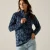 Regatta Frankie Shadow Flower Borg fleecejas met halve rits voor dames (Marine)