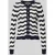 Christian Berg Woman Selection Gebreid jack met ronde hals en knoopsluiting