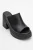 Nola Leer Platform Mules (Women)